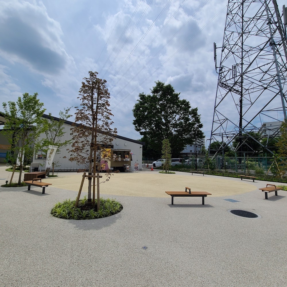 東大和市リビングテラスのキッチンカー